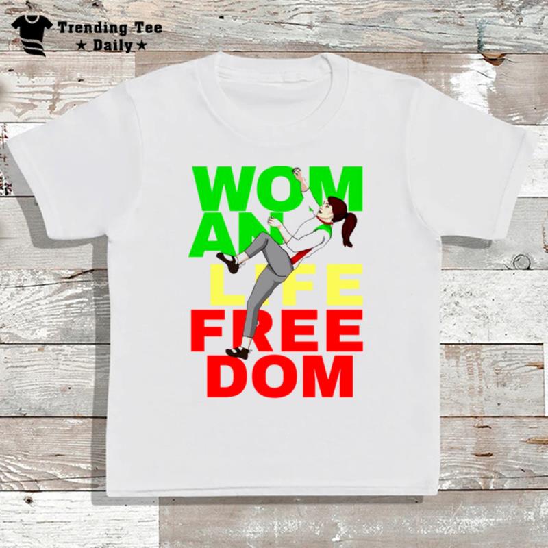 Elnaz Rekabi Iranian Climber Woman Life Freedom T-Shirt