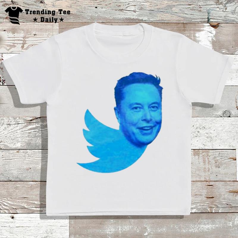 Elon Musk Blue Bird T-Shirt