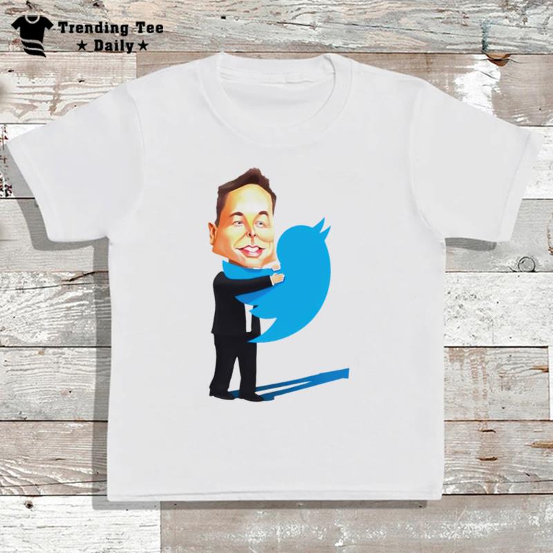 Elon Musk Hug Twitter Twimask T-Shirt