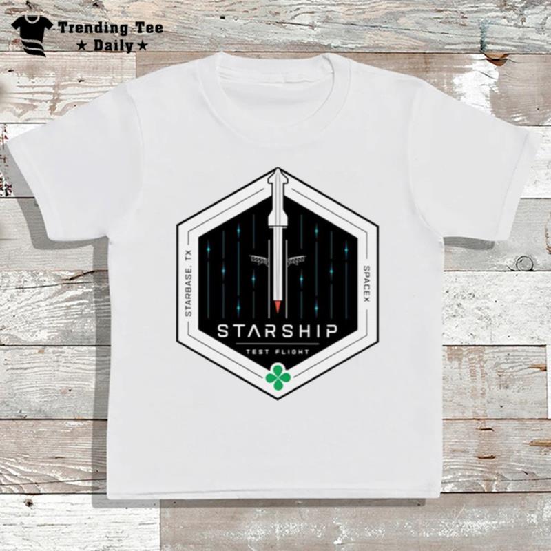 Elon Musk Starship Test Flight Starbase T-Shirt