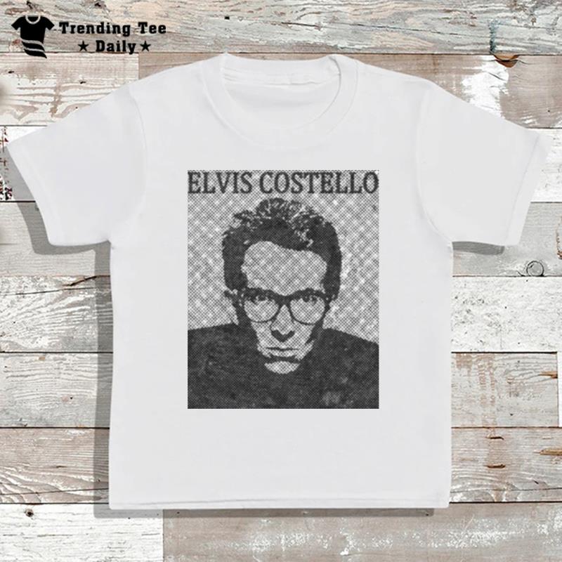 Elvis Costello Halftone 2023 Tour T-Shirt