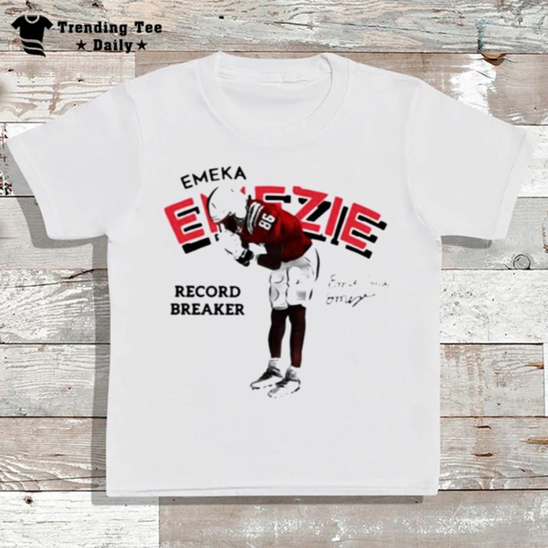 Emeka Emezie Record Breaker JakobI'meyers New England Patriots T-Shirt