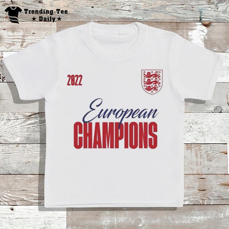 England Euro 2022 Champions Football T-Shirt