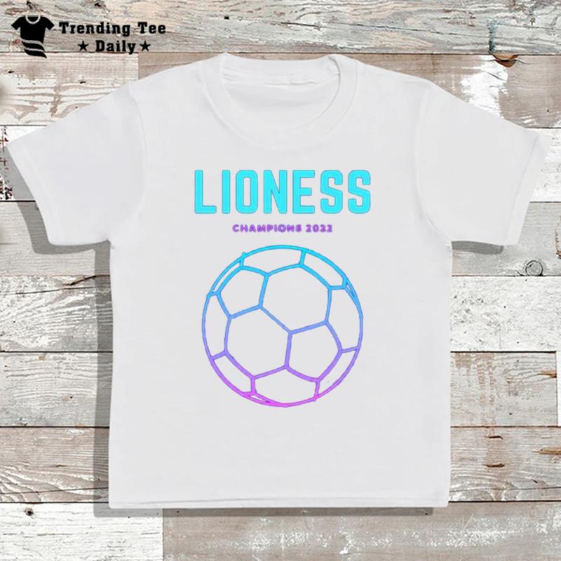 England Lionesses Womens Winning Chamionship Team 2022 T-Shirt