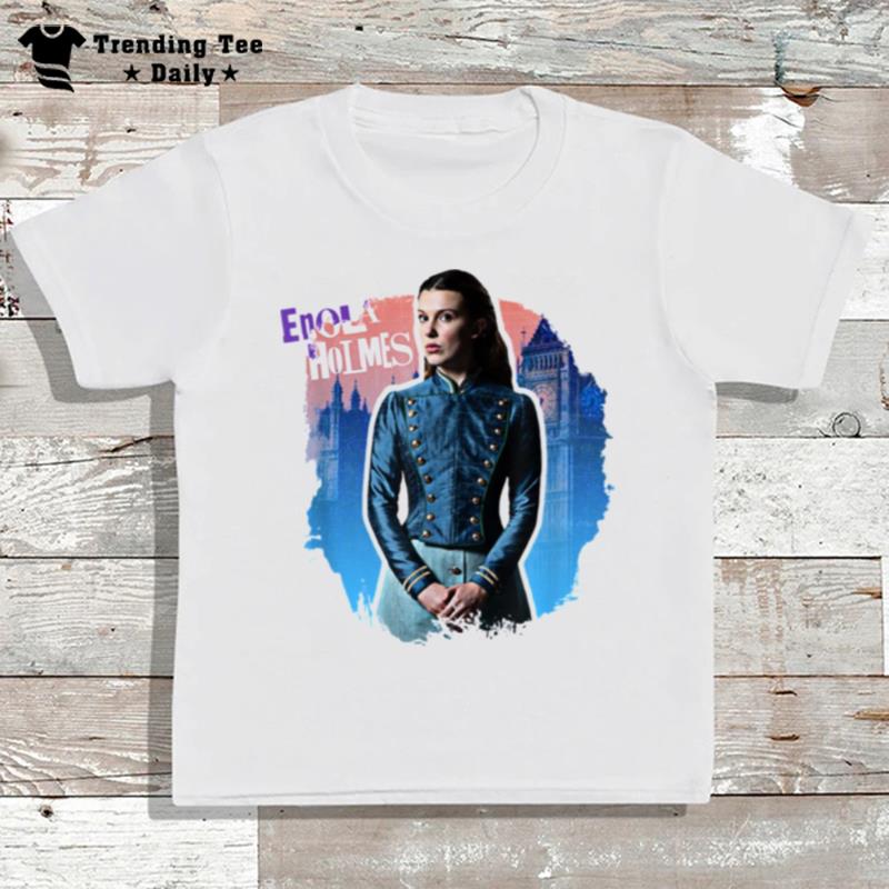 Enola Millie Bobby Brown In London Enola Holmes 2 T-Shirt