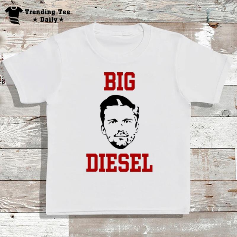 Erik Johnson Wearing Big Diesel T-Shirt