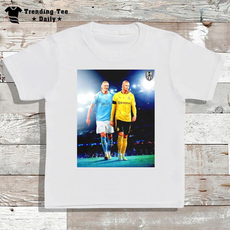 Erling Haaland Defeating Bayern Munich Finally But In An'ther T-Shirt