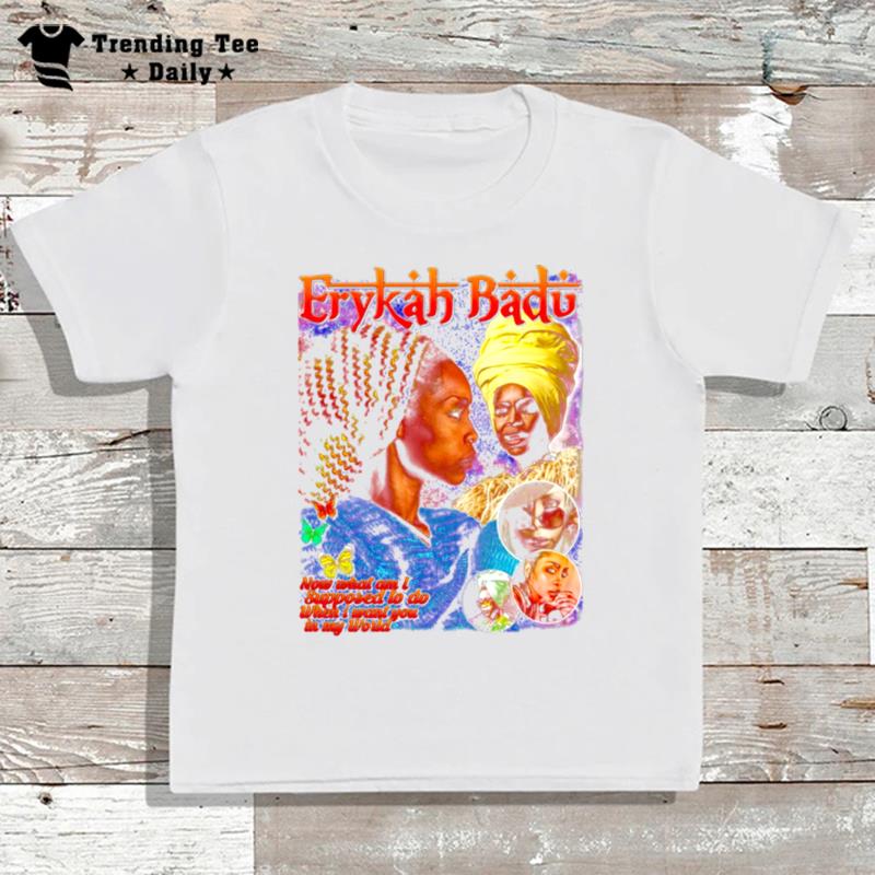 Erykah Badu 90's Retro Illustration T-Shirt