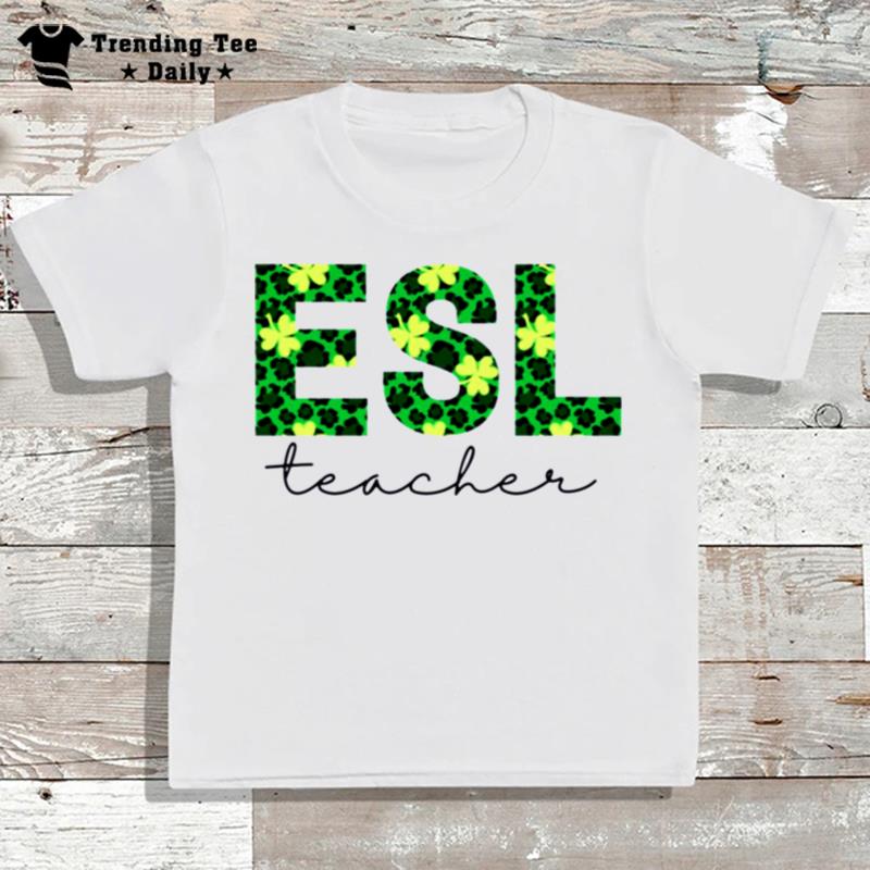 Esl Teacher St Patricks Day Vintage T-Shirt