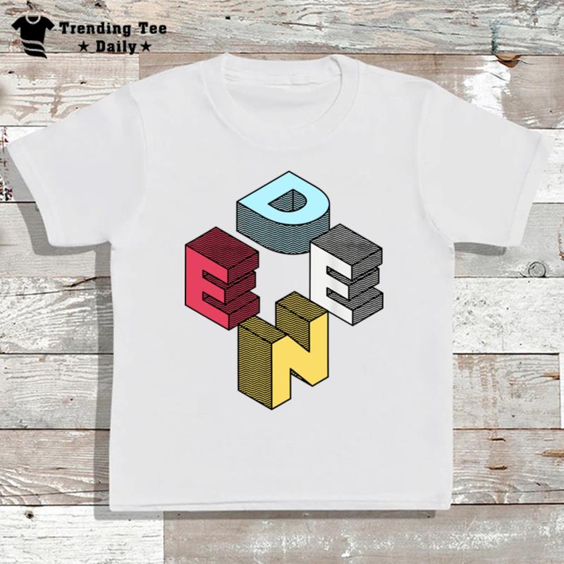 Evan First Given Name Retro Isometric Block Letters T-Shirt