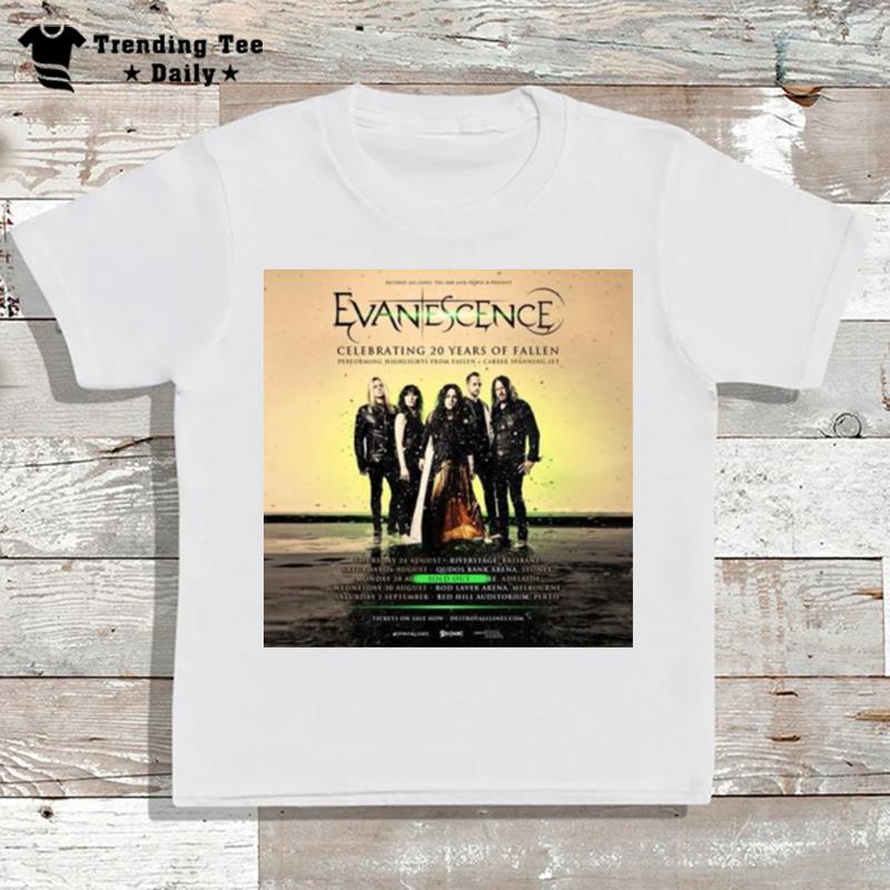 Evanescence 2023 Tour Mystic Coalition Zaprasza T-Shirt