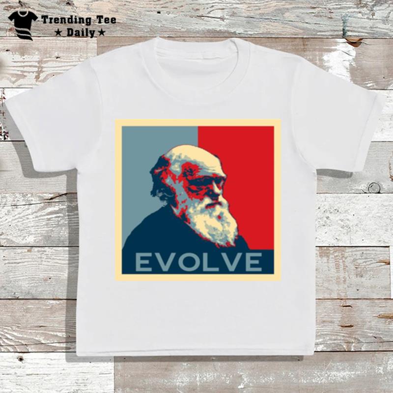 Evolve Evolution Charles Darwin Scientis T-Shirt