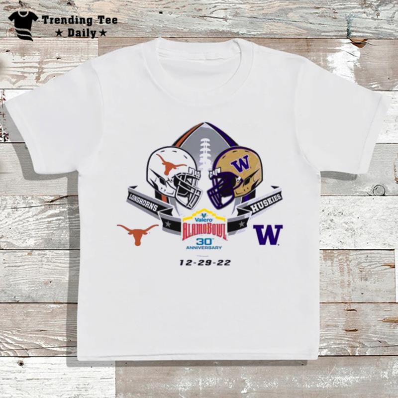 Exas Vs Washin'ton 2022 Valero Alamo Bowl T-Shirt