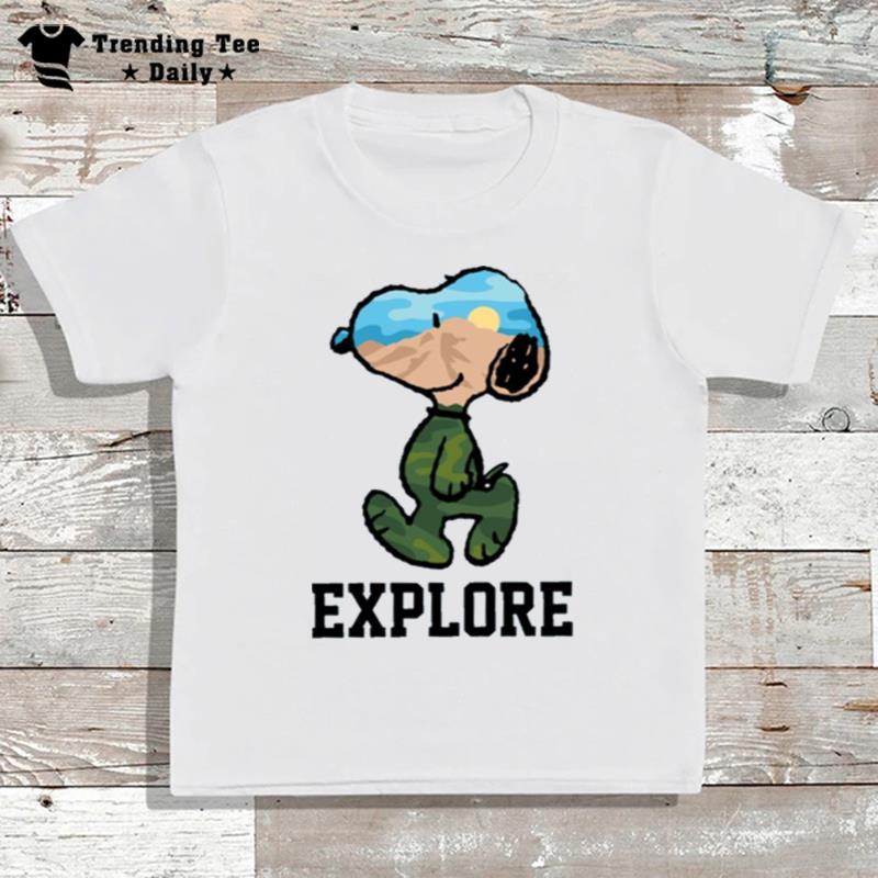 Explore Pean'ts Great Outdoor Snoopy T-Shirt