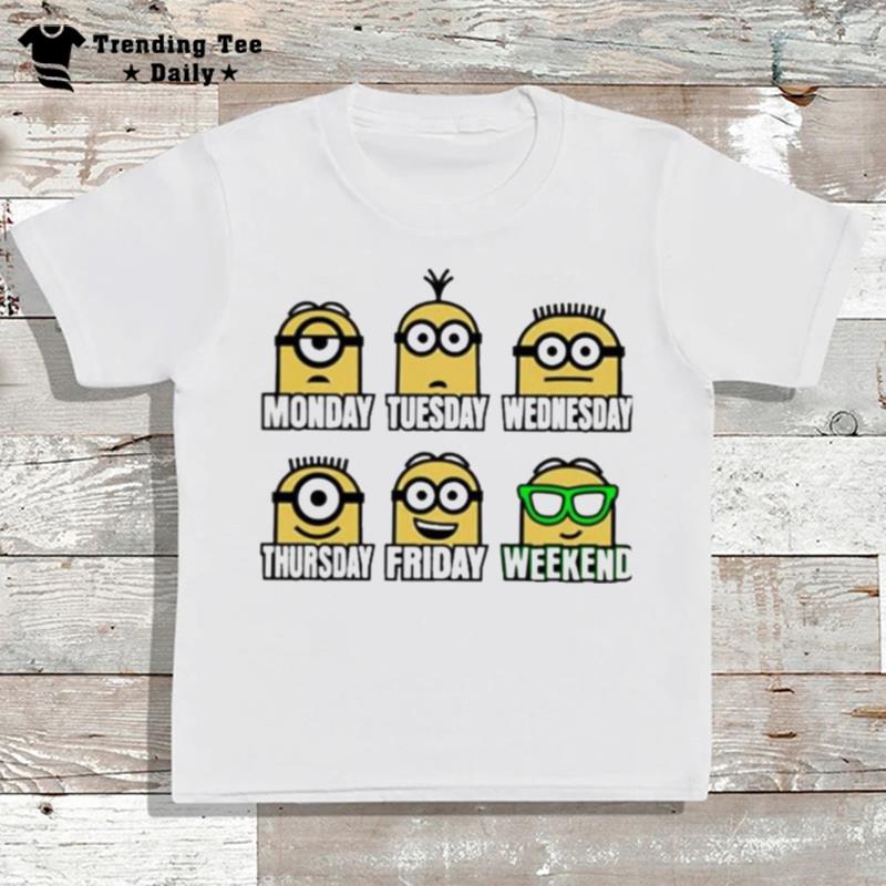 Expressions Of The Week Minions The Rise Of Gru Despicable Me Unisex T-Shirt