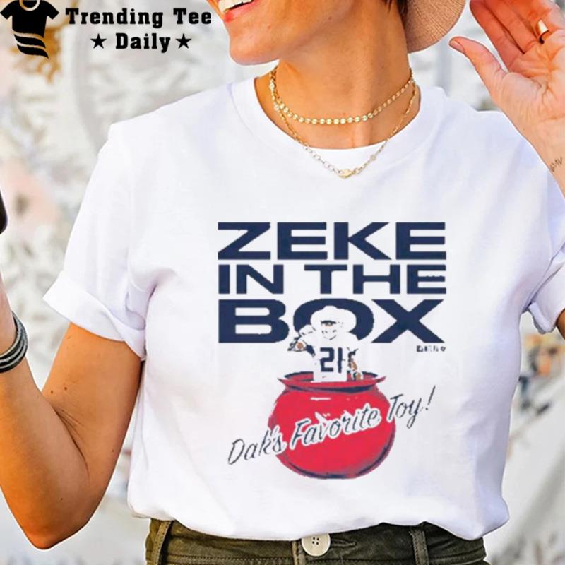 Ezekiel Elliott & Dak Prescott Zeke In'the Box T-Shirt