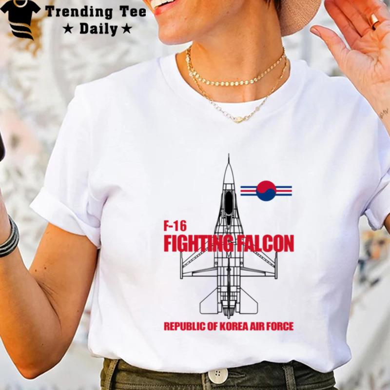 F16 Fighting Falcon Republic Of Korea Air Force Rokaf T-Shirt