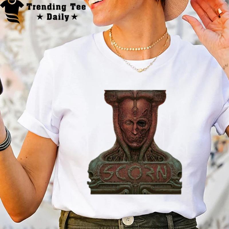 Face Of Horror Scorn Game T-Shirt