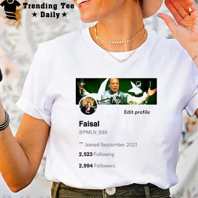 Faisal Twitter Profile T-Shirt