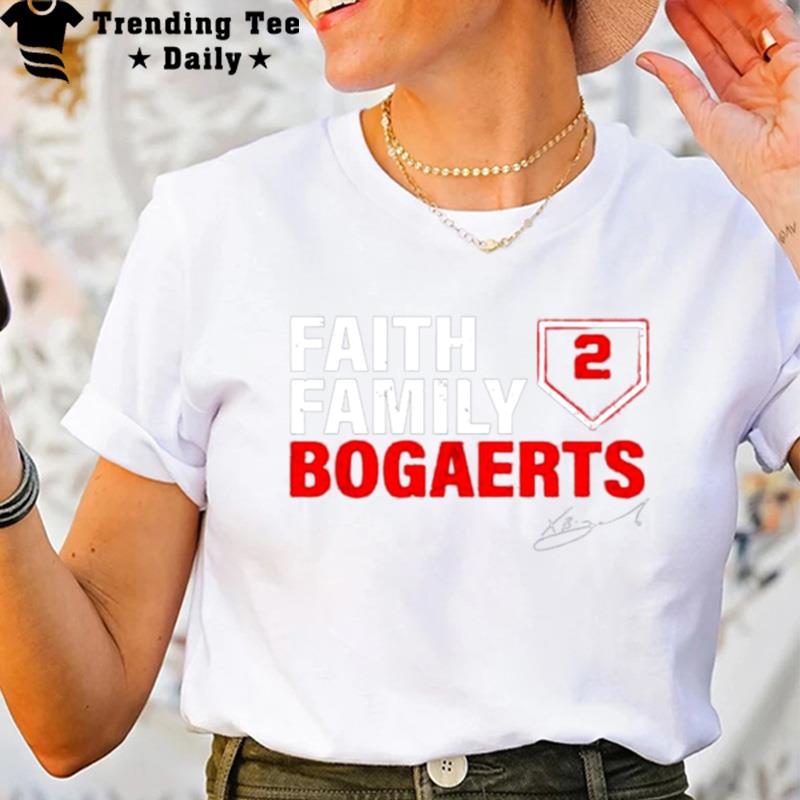 Faith Family Bogaerts Xander Bogaerts Boston Red Sox T-Shirt