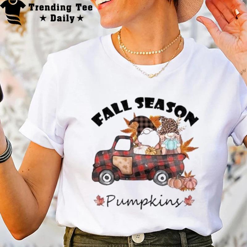 Fall Season Pumpkins Halloween T-Shirt