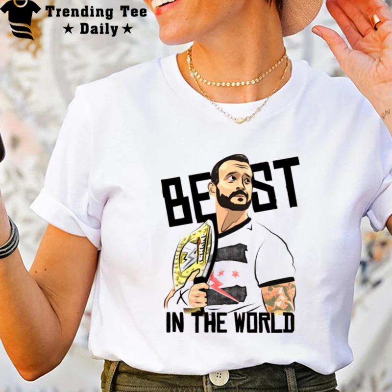 Fanart Cm Punk Best In'the World Vintage T-Shirt