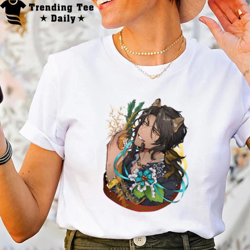 Fanart Leona Kingscholar Twisted Wonderland T-Shirt