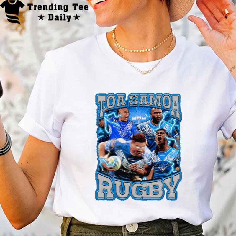 Fanessah Merch Toa Samoa Rugby Logo T-Shirt