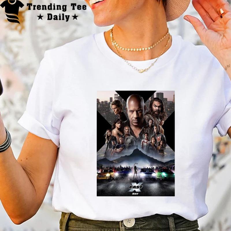 Fast And Furious New Poster Movie Vintage T-Shirt