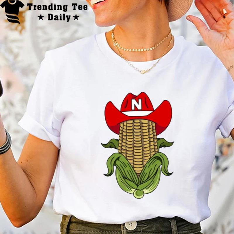 Fear The Ear Husker n'tion Nebraska Corn T-Shirt