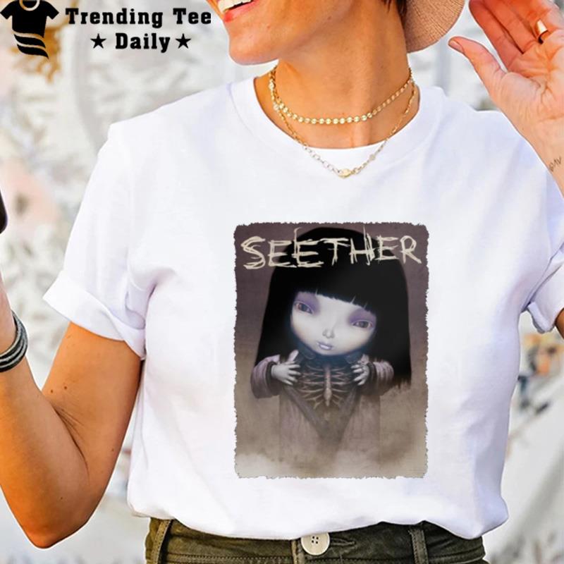 Fiding Beauty In Negative Spaces Band Seether T-Shirt