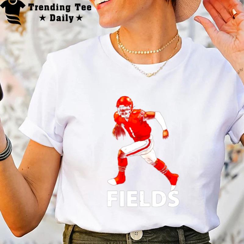 Fields Justin Fields Chicago Bears Quarterback T-Shirt