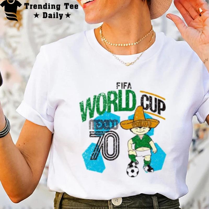 Fifa World Cup Mexico 70 Soccer T-Shirt