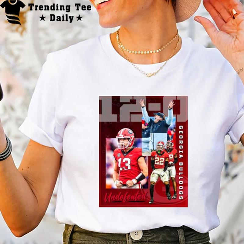 Georgia Football Wins The Game To Secure Bragging Rights And Remain Undefeated T-Shirt