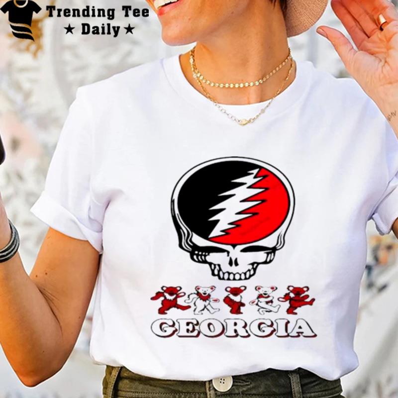 Georgia Grateful Dead Bears Champions Back To Back 2022 T-Shirt