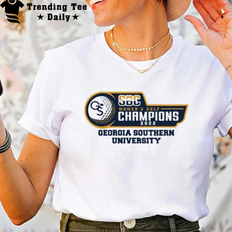 Georgia Southern WoMen's Golf 2022 Sun Belt Champs T-Shirt