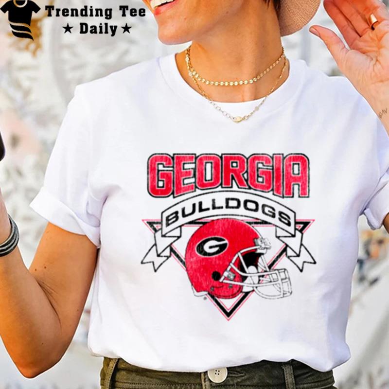 Georgia Vintage Football Helmet T-Shirt