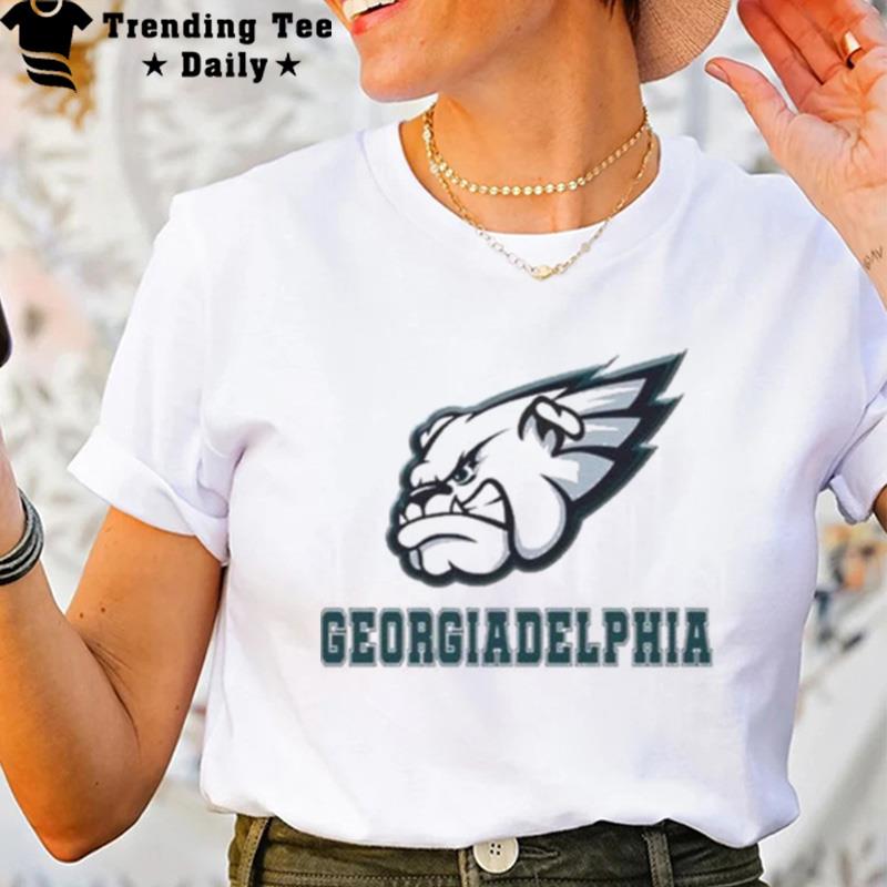 Georgiadelphia Fly Dawgs Fly - Fly Eagles Fly 2023 T-Shirt