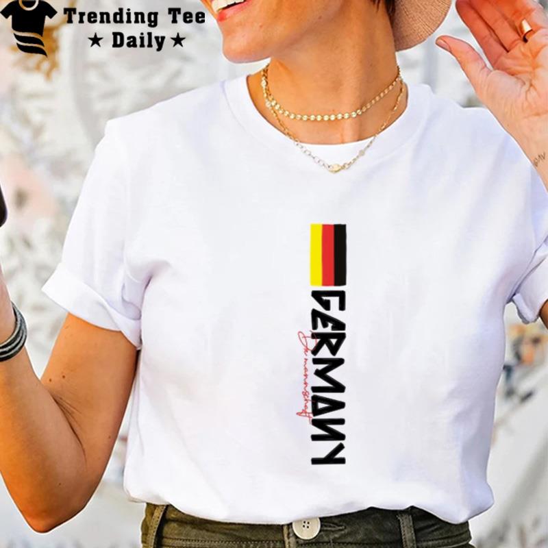 Germany Flag And World Cup Qatar 2022 T-Shirt