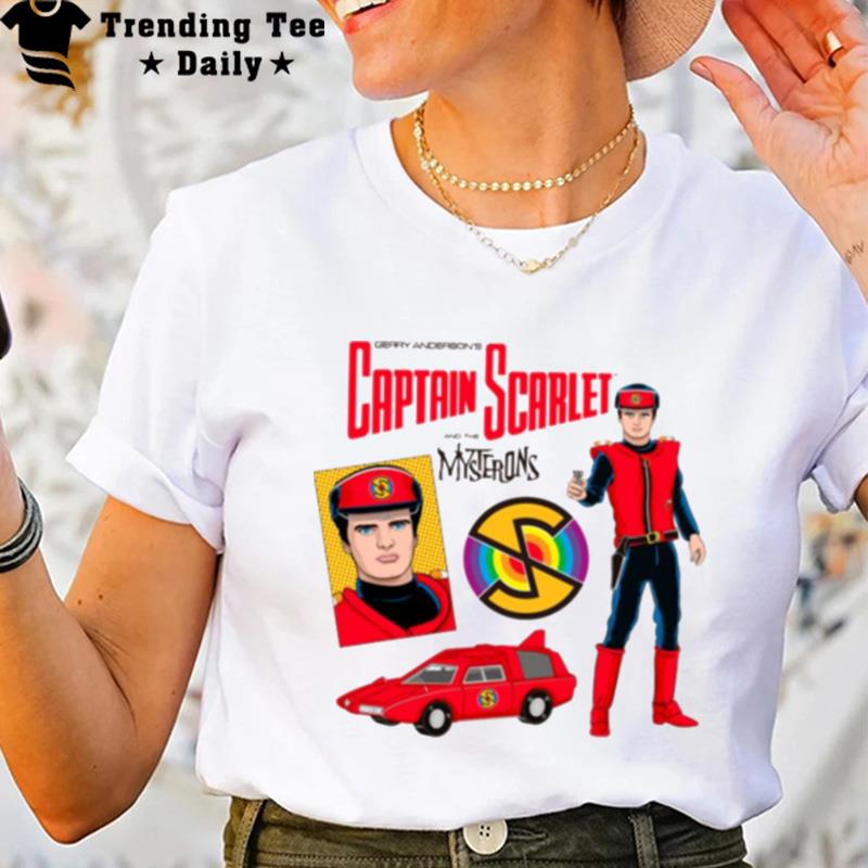 Gerry Anderson's Captain Scarlet And The Mysterons Terrahawks T-Shirt