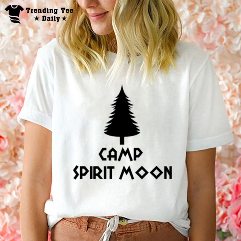 Ghost Camp Camp Spirit Moon Goosebumps T-Shirt