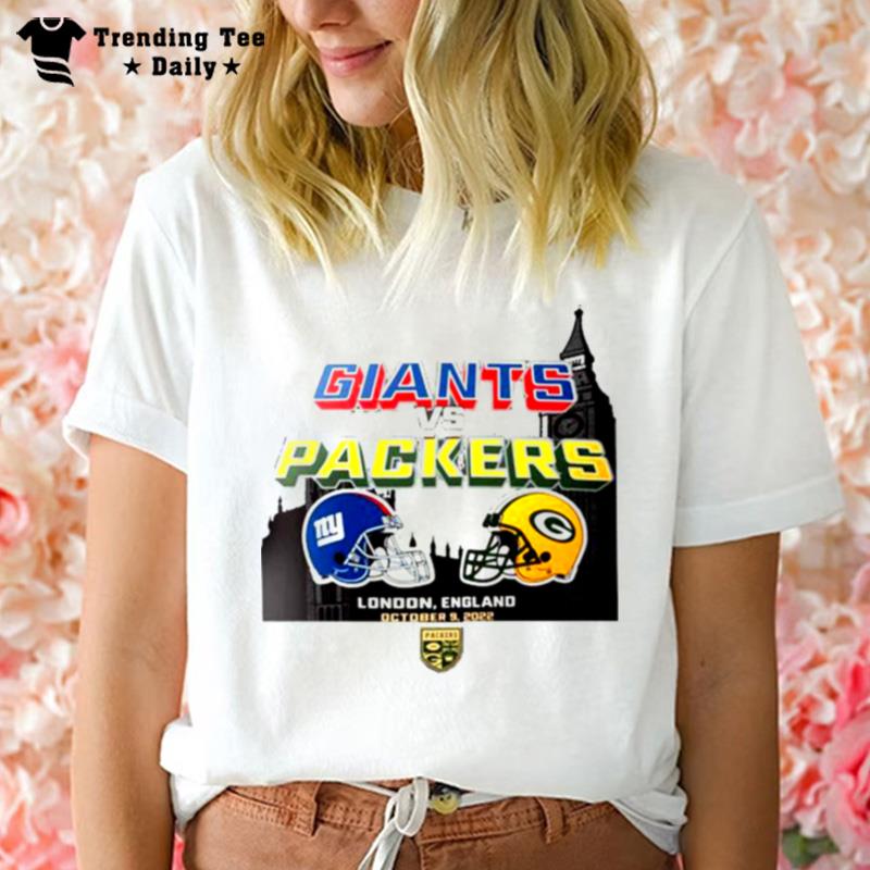 Giants Vs Packers Nfl London Game 2022 T-Shirt