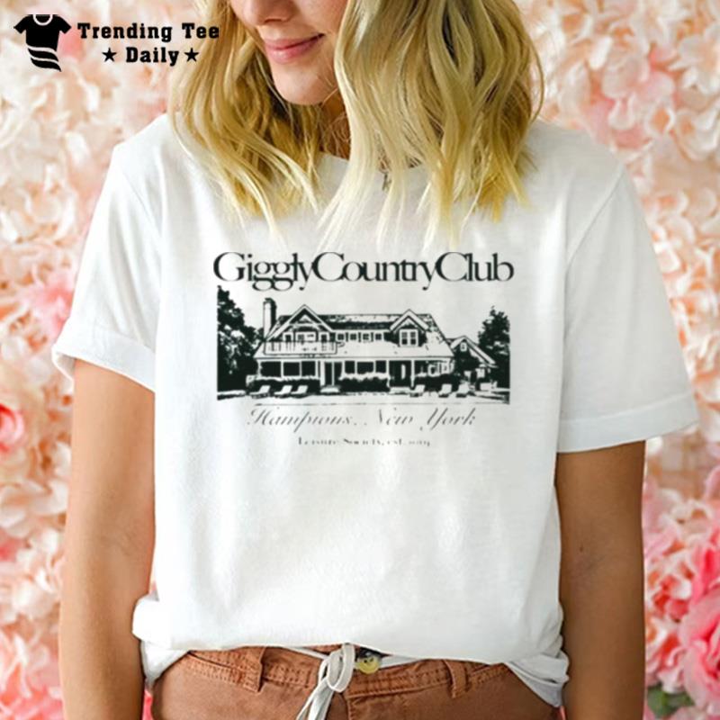 Giggly Country Club Hampions New York T-Shirt