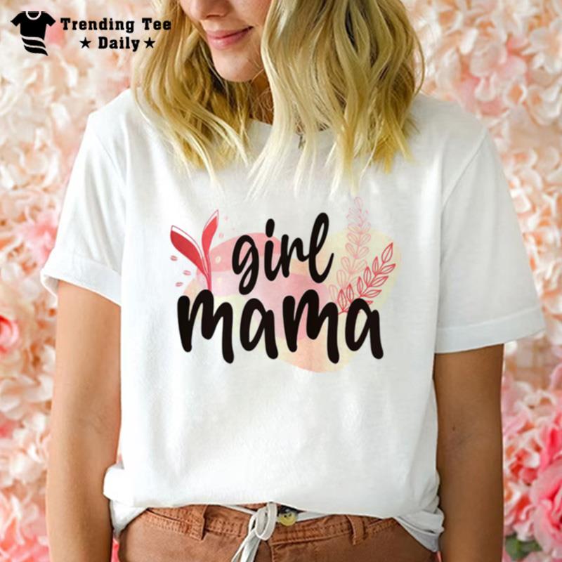 Girl Mama Minimalist Pastel Mother's Day T-Shirt