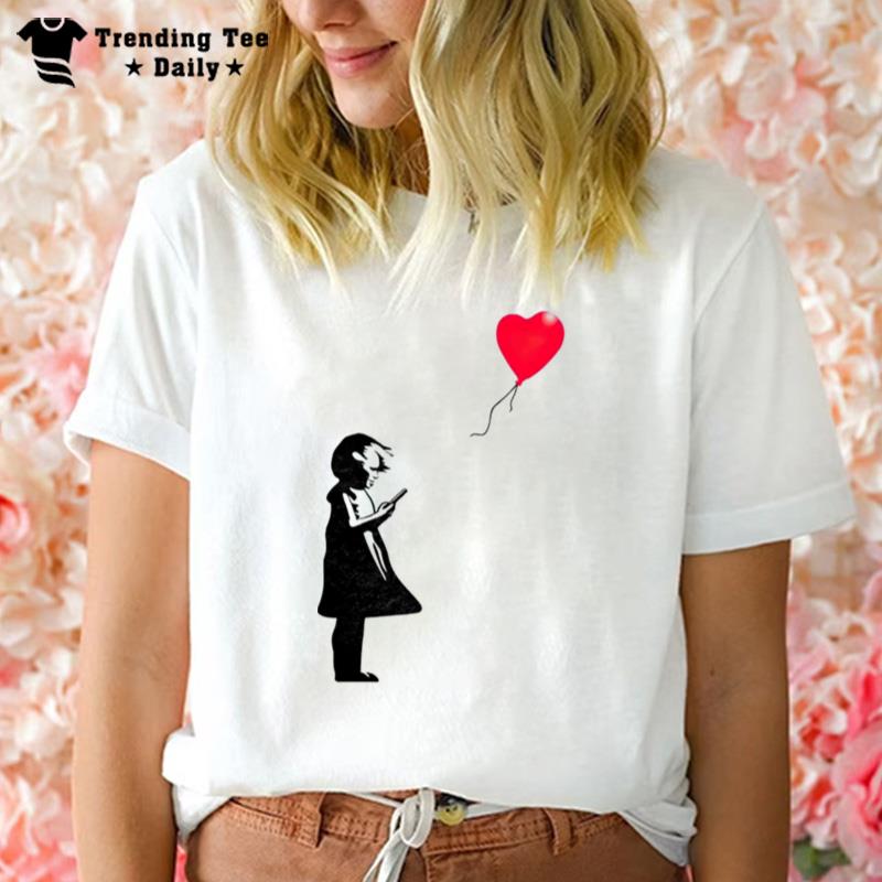 Girl With Phone T-Shirt