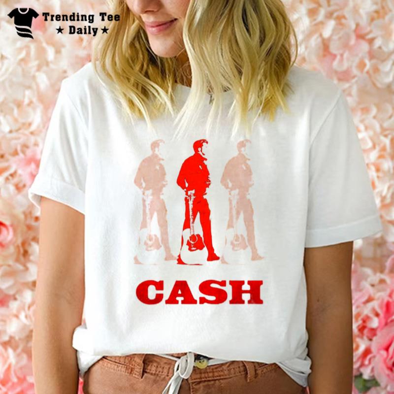 Giving The Finger Rock Country Johnny Cash T-Shirt