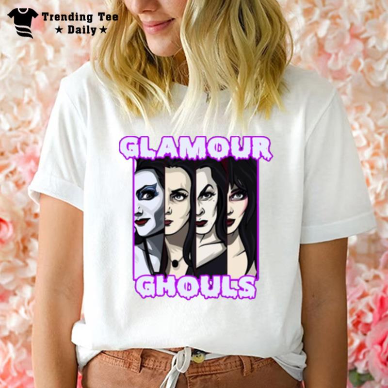 Glamour Ghouls Girl Squad Gothic Gothic Girls Goth Babes Halloween T-Shirt