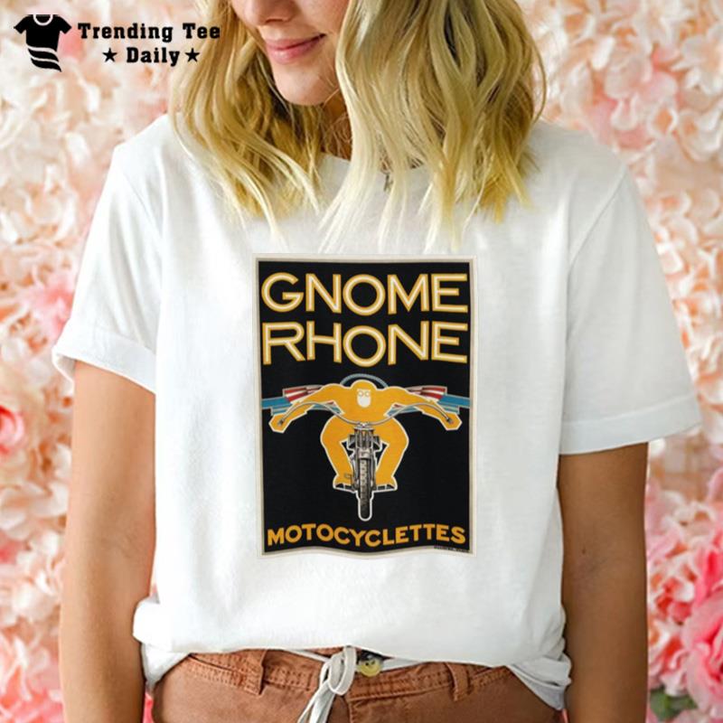 Gnome Rhone Motocyclettes Motorcycle French Motorcycle Motorcycle Biker T-Shirt