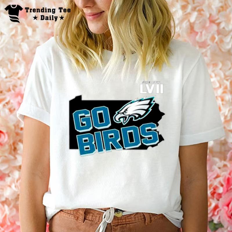 Go Birds Super Bowl LviI'map T-Shirt