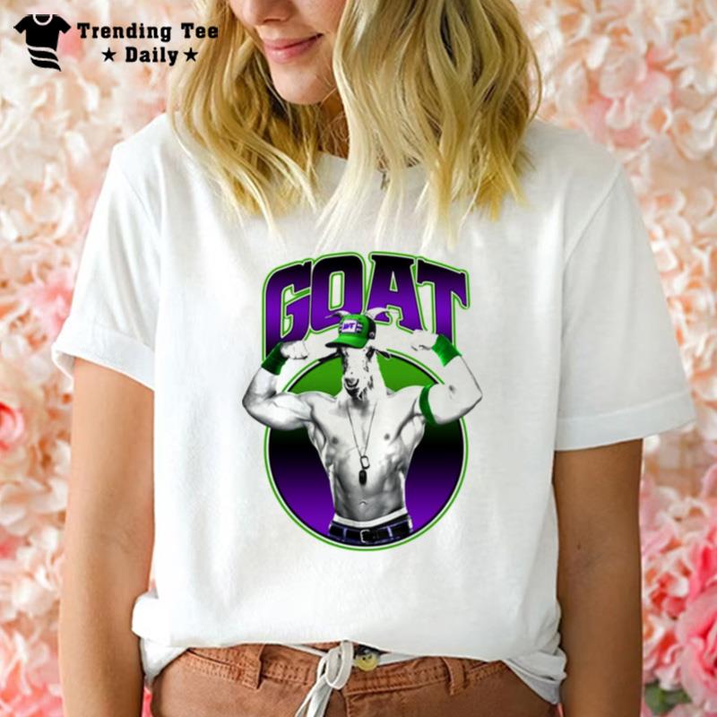 Goat Green And Purple Wwe Wrestling T-Shirt